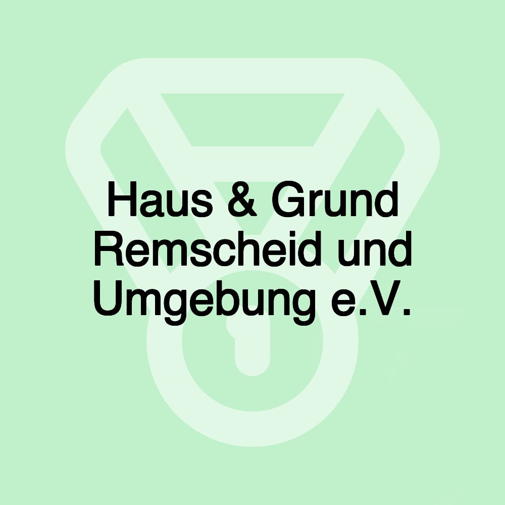 Haus & Grund Remscheid und Umgebung e.V.