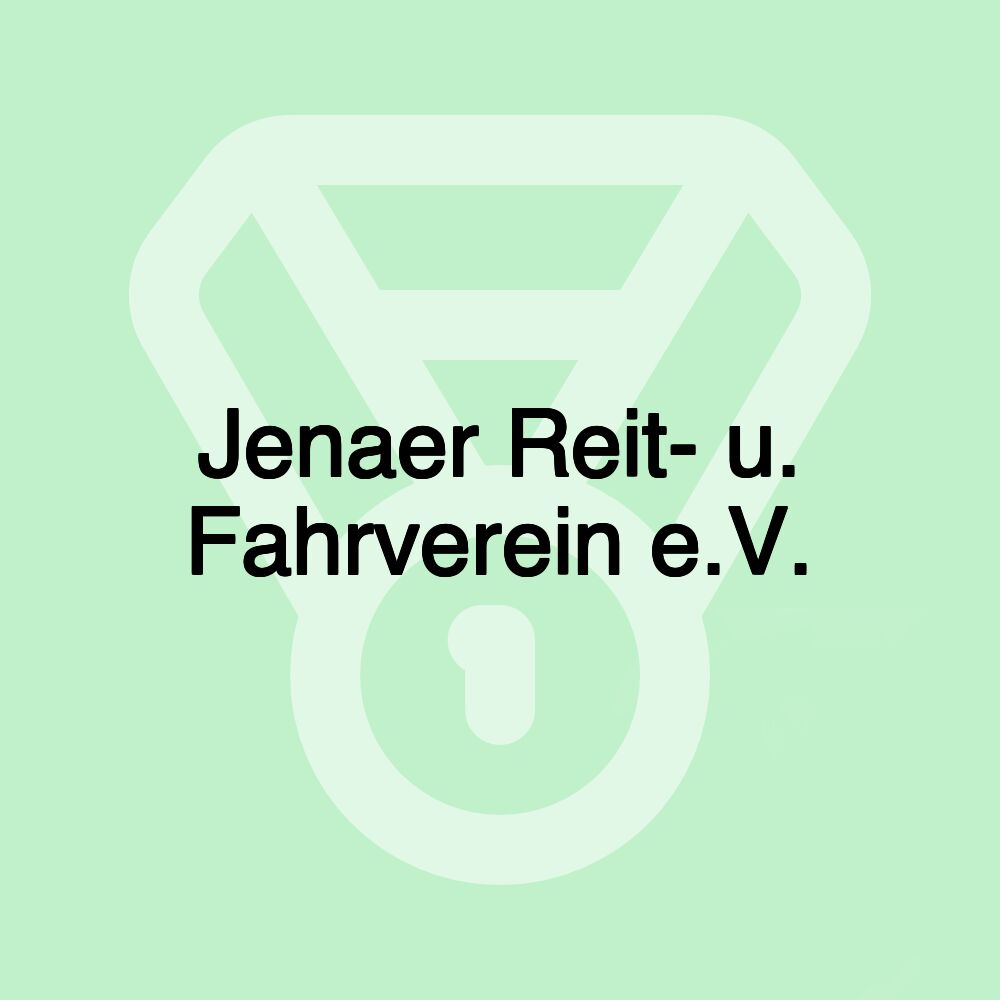 Jenaer Reit- u. Fahrverein e.V.