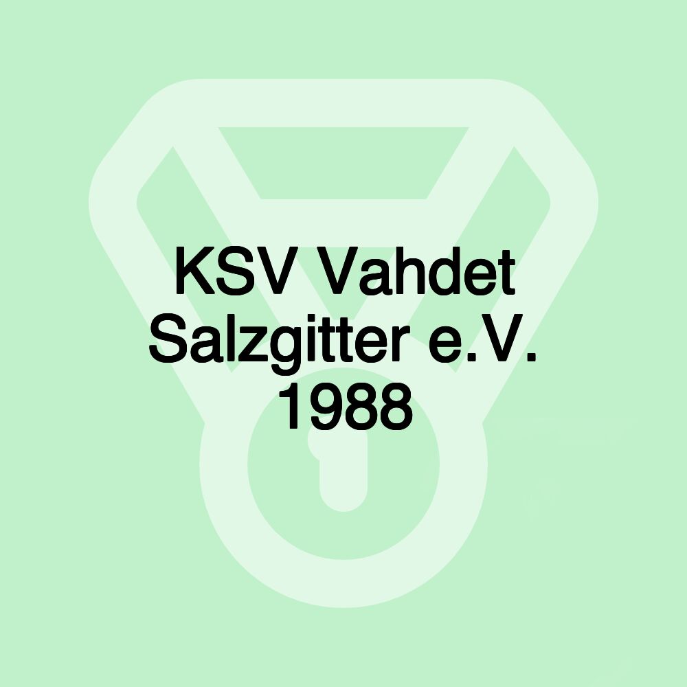 KSV Vahdet Salzgitter e.V. 1988