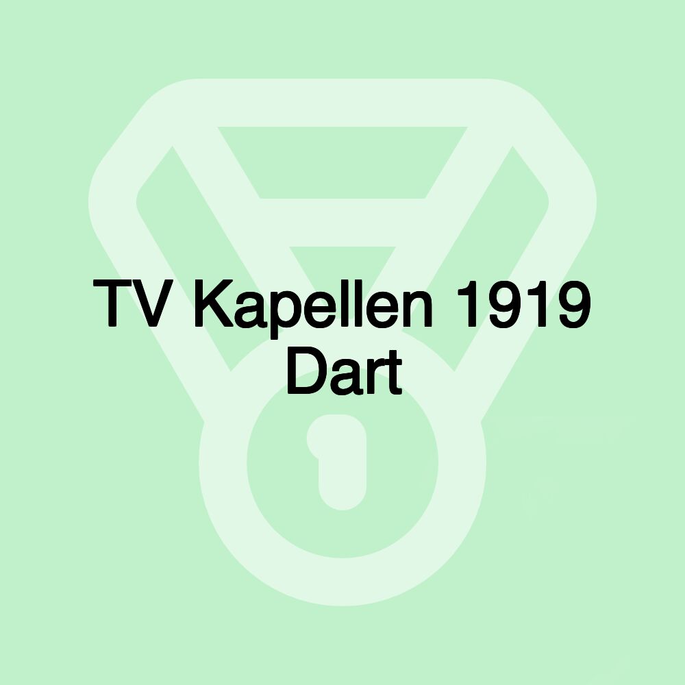 TV Kapellen 1919 Dart