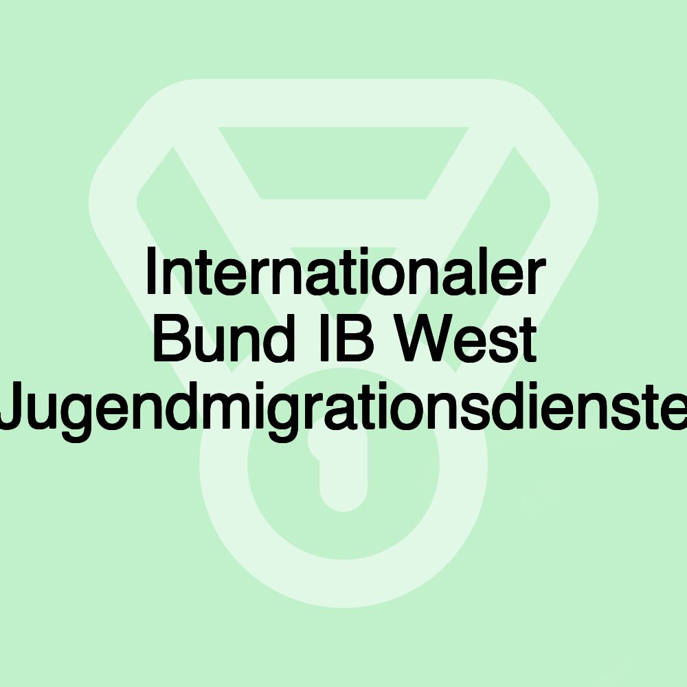 Internationaler Bund IB West Jugendmigrationsdienste