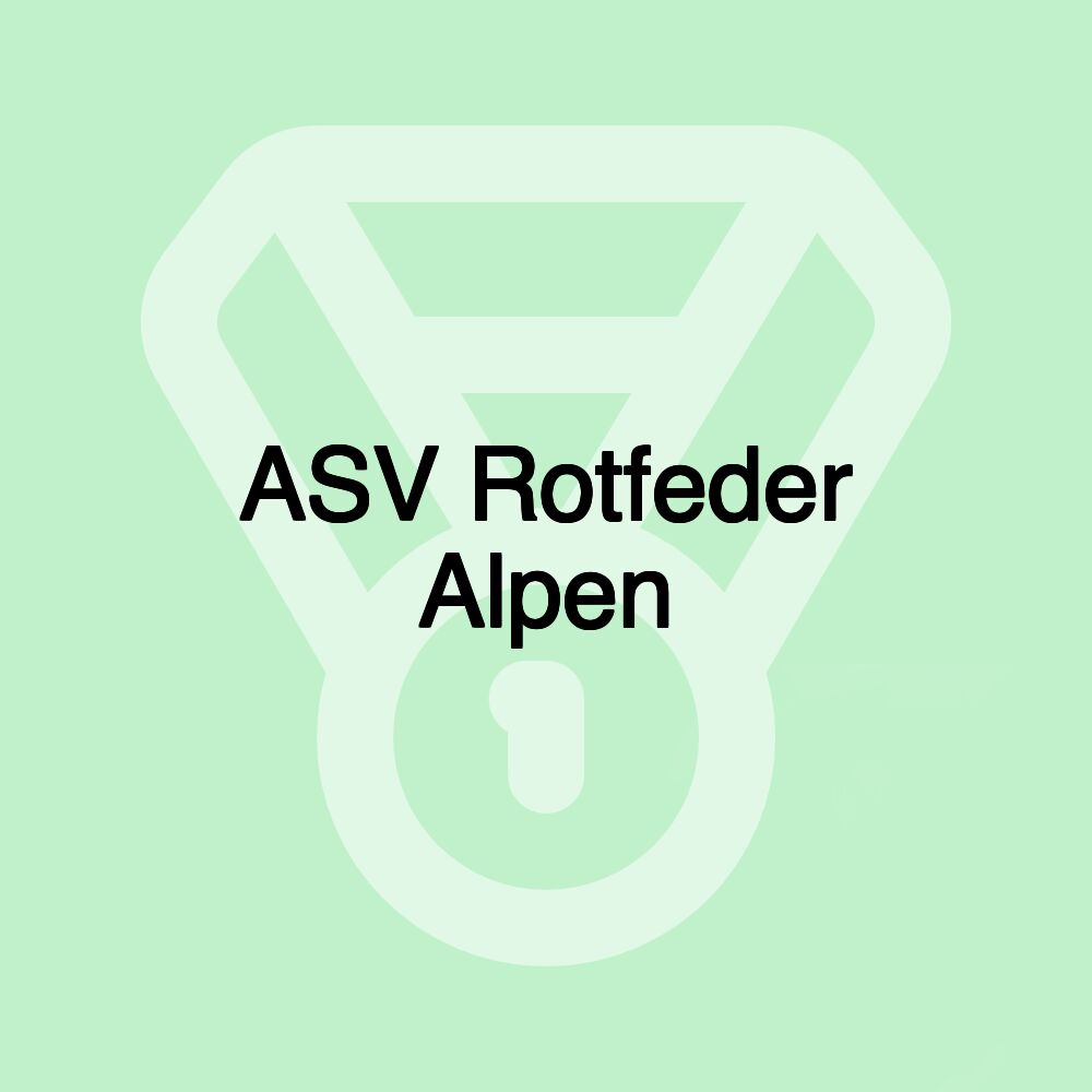 ASV Rotfeder Alpen