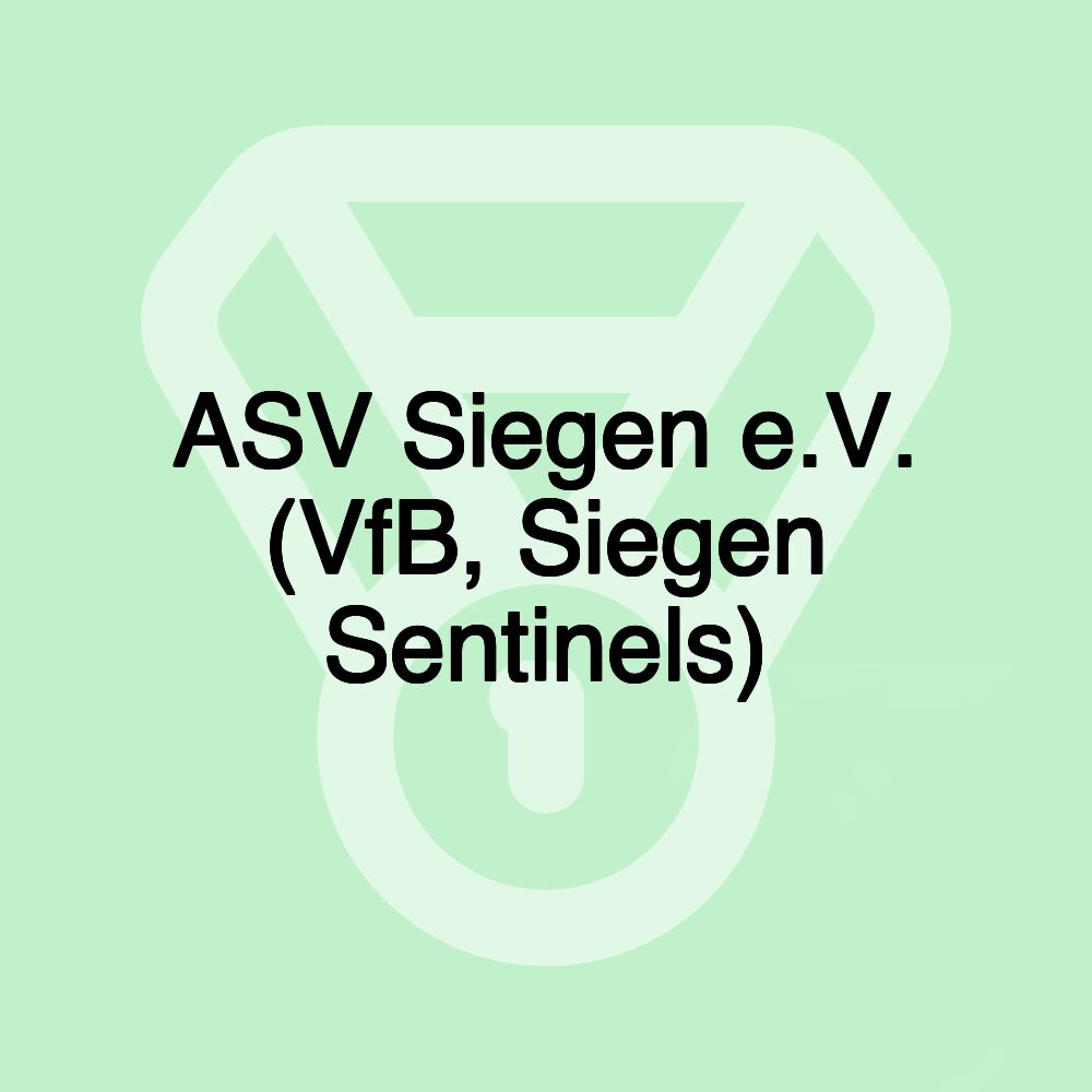 ASV Siegen e.V. (VfB, Siegen Sentinels)