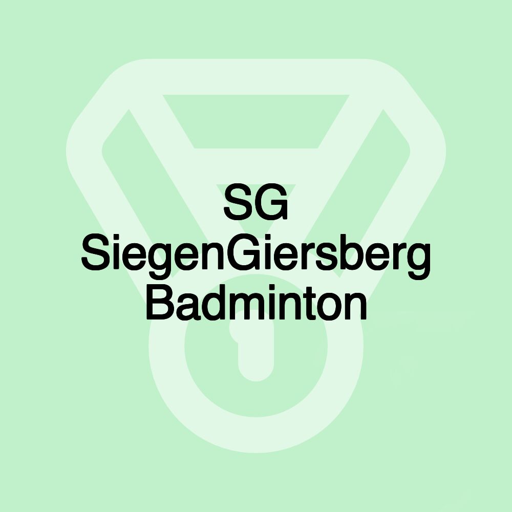 SG SiegenGiersberg Badminton