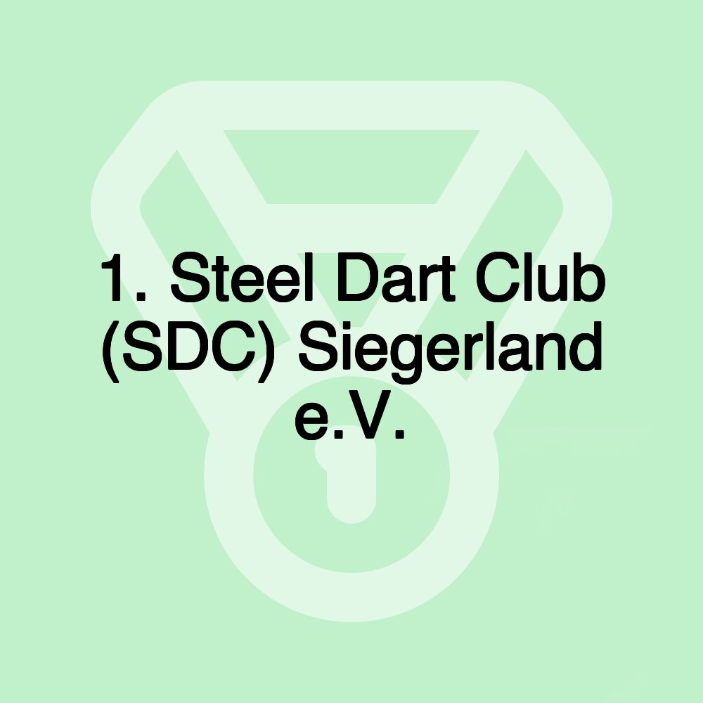 1. Steel Dart Club (SDC) Siegerland e.V.