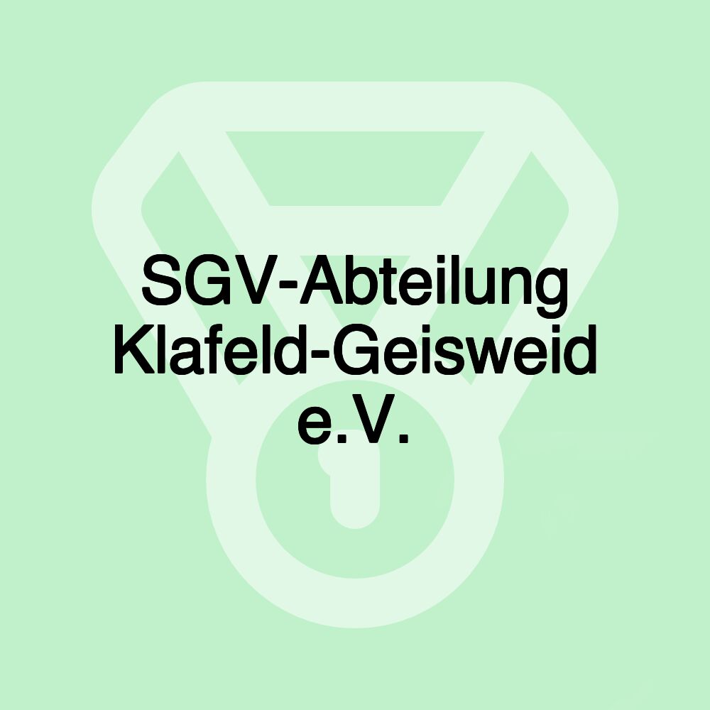 SGV-Abteilung Klafeld-Geisweid e.V.