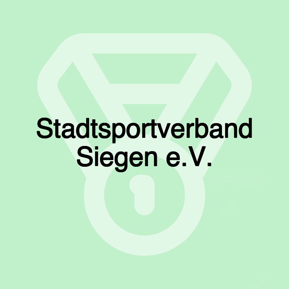 Stadtsportverband Siegen e.V.