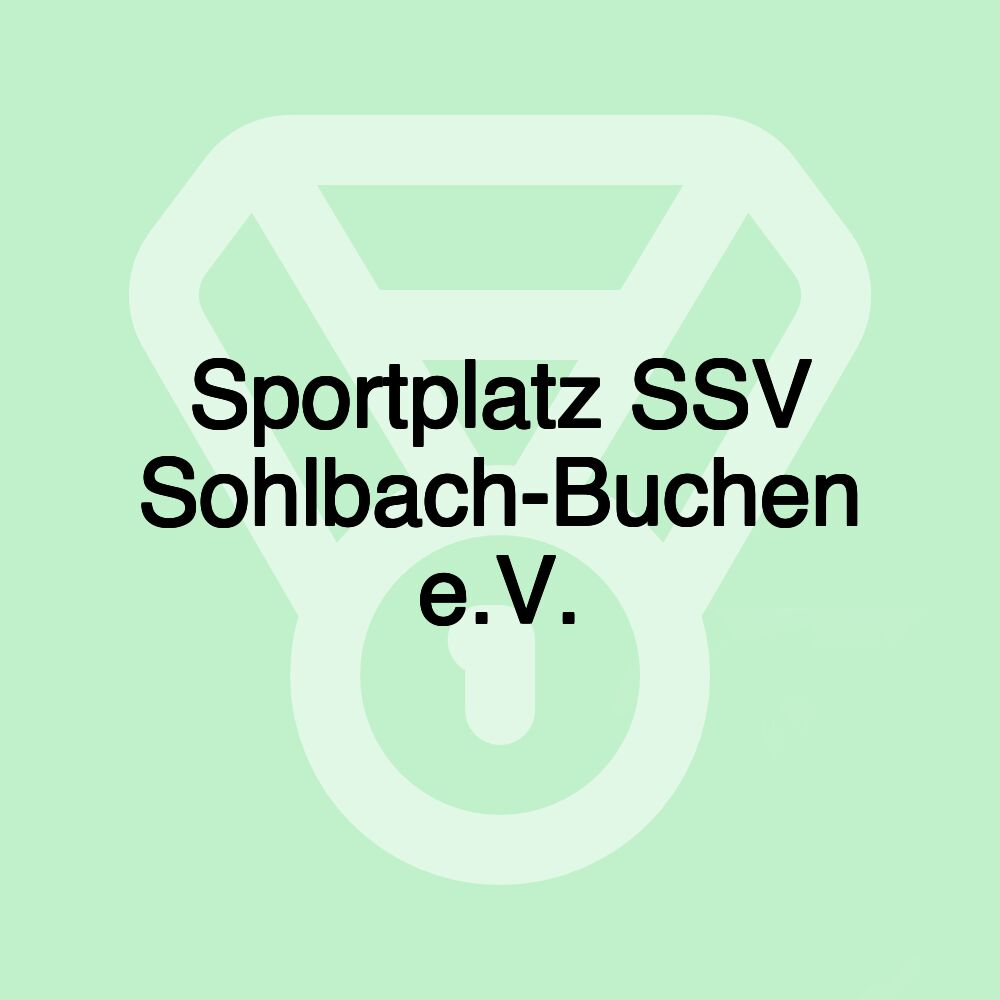 Sportplatz SSV Sohlbach-Buchen e.V.