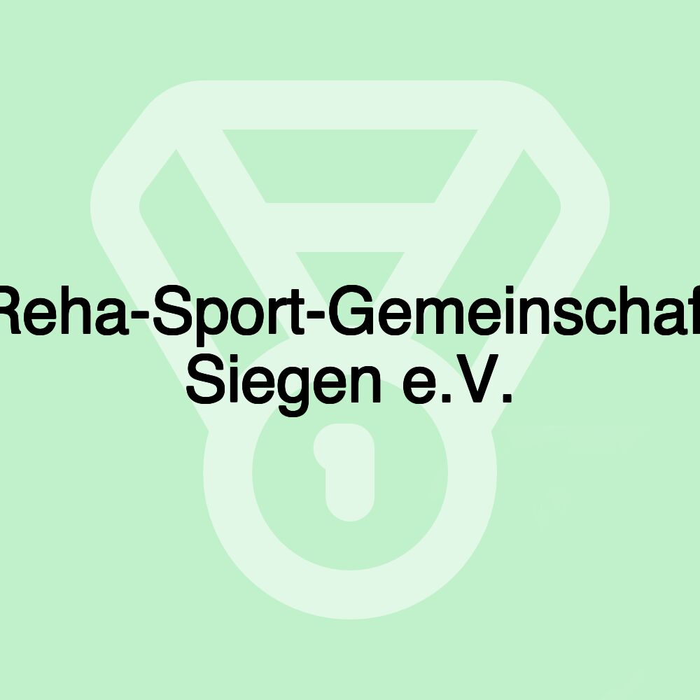 Reha-Sport-Gemeinschaft Siegen e.V.