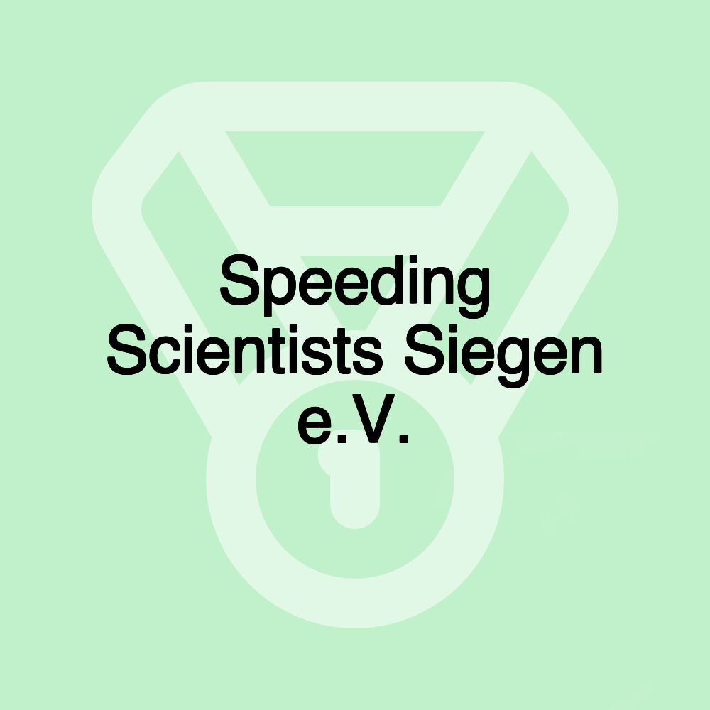 Speeding Scientists Siegen e.V.