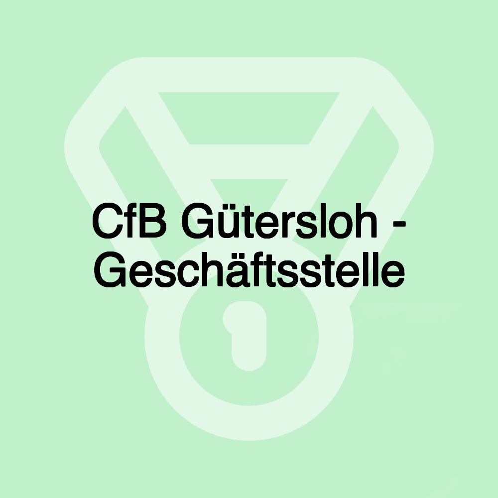 CfB Gütersloh - Geschäftsstelle