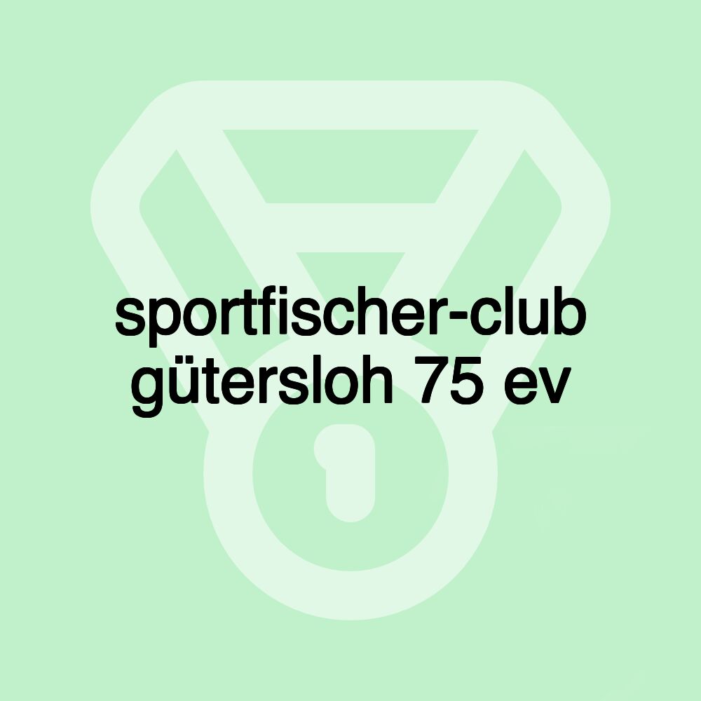 sportfischer-club gütersloh 75 ev