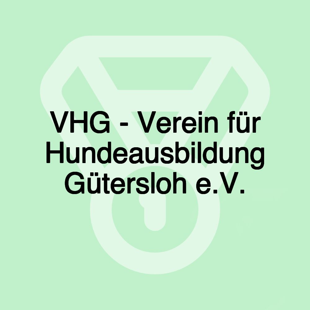 VHG - Verein für Hundeausbildung Gütersloh e.V.