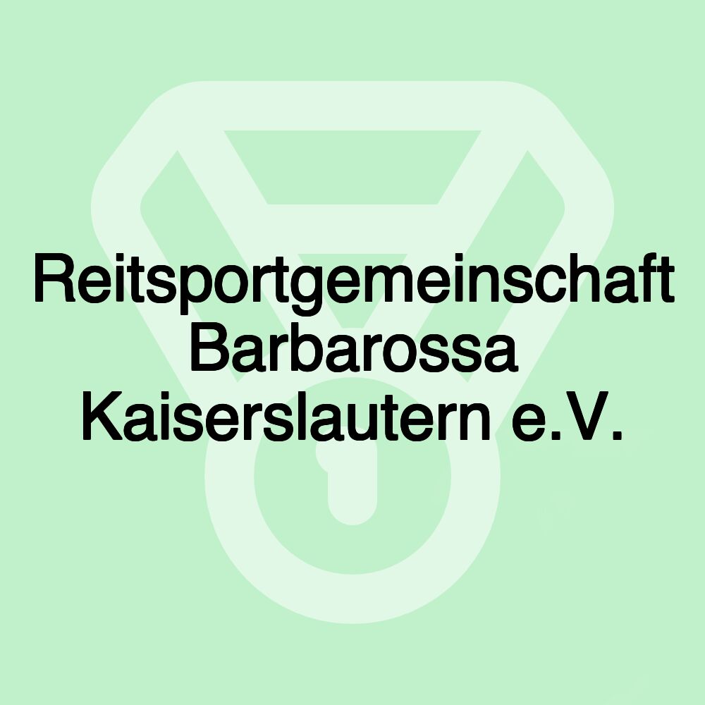 Reitsportgemeinschaft Barbarossa Kaiserslautern e.V.