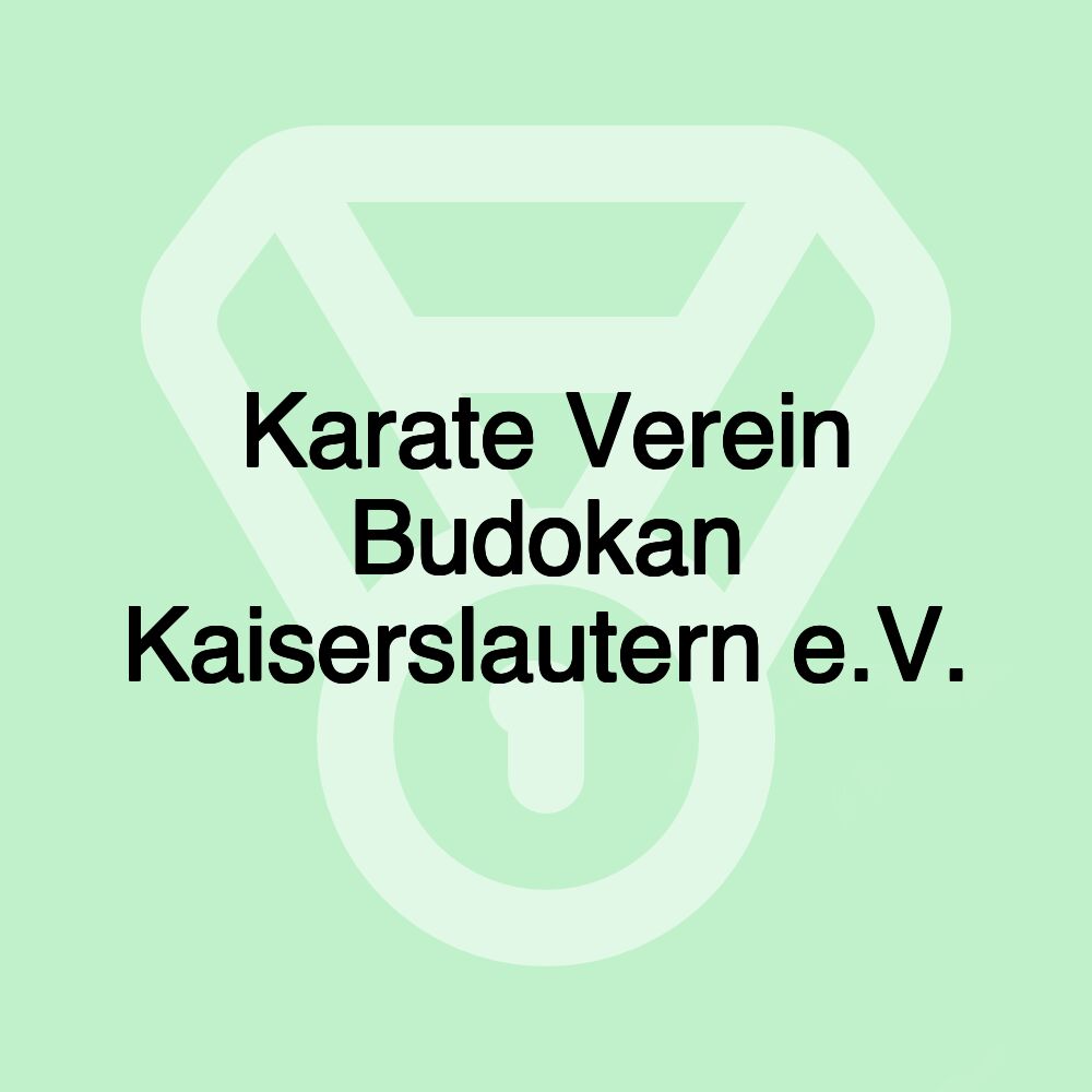 Karate Verein Budokan Kaiserslautern e.V.