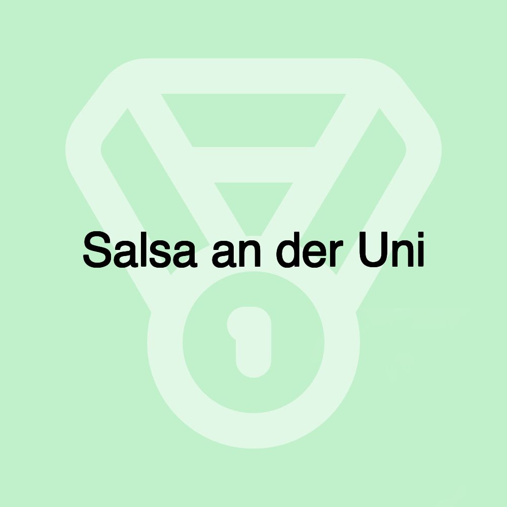 Salsa an der Uni