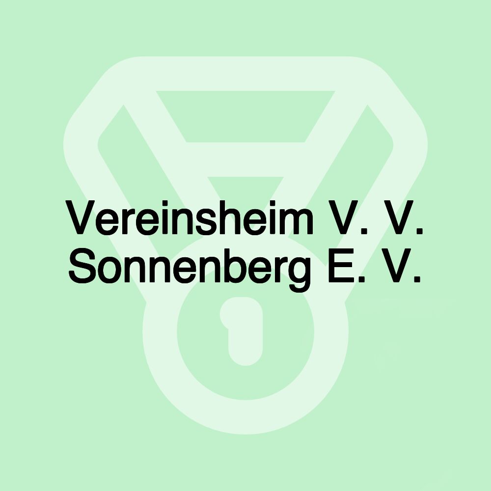 Vereinsheim V. V. Sonnenberg E. V.