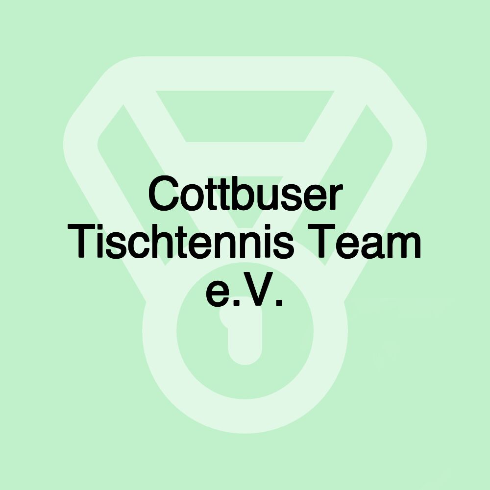 Cottbuser Tischtennis Team e.V.