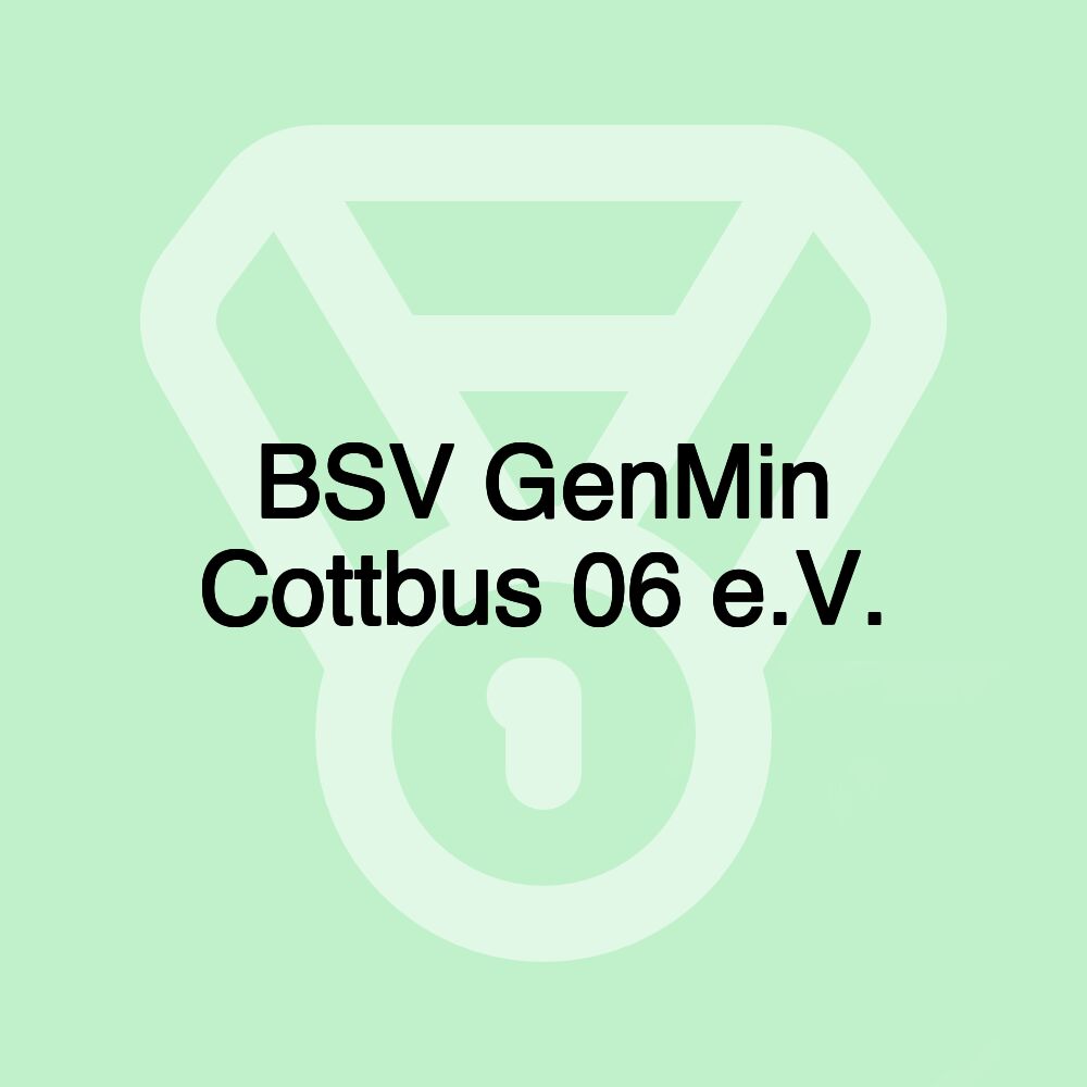 BSV GenMin Cottbus 06 e.V.