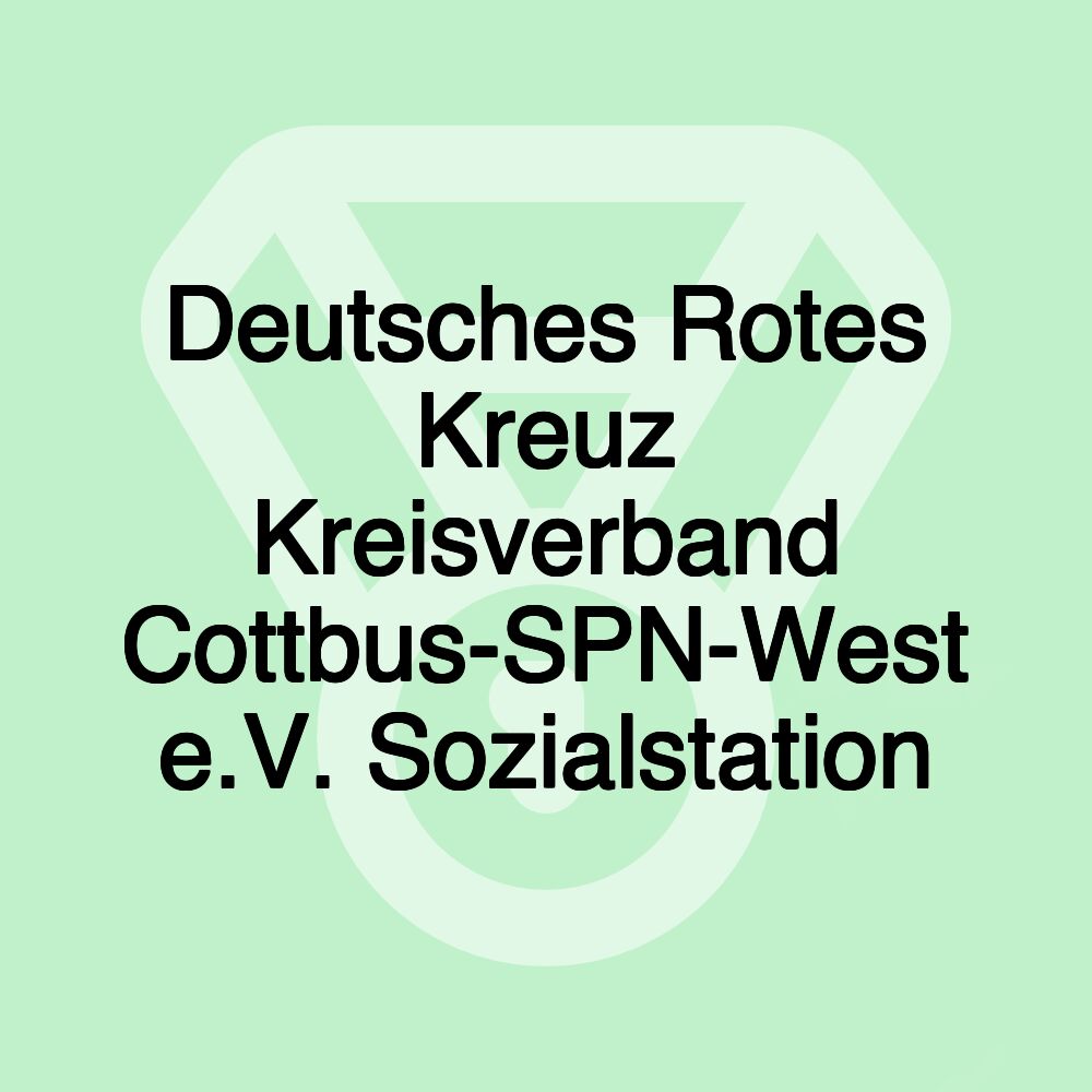 Deutsches Rotes Kreuz Kreisverband Cottbus-SPN-West e.V. Sozialstation