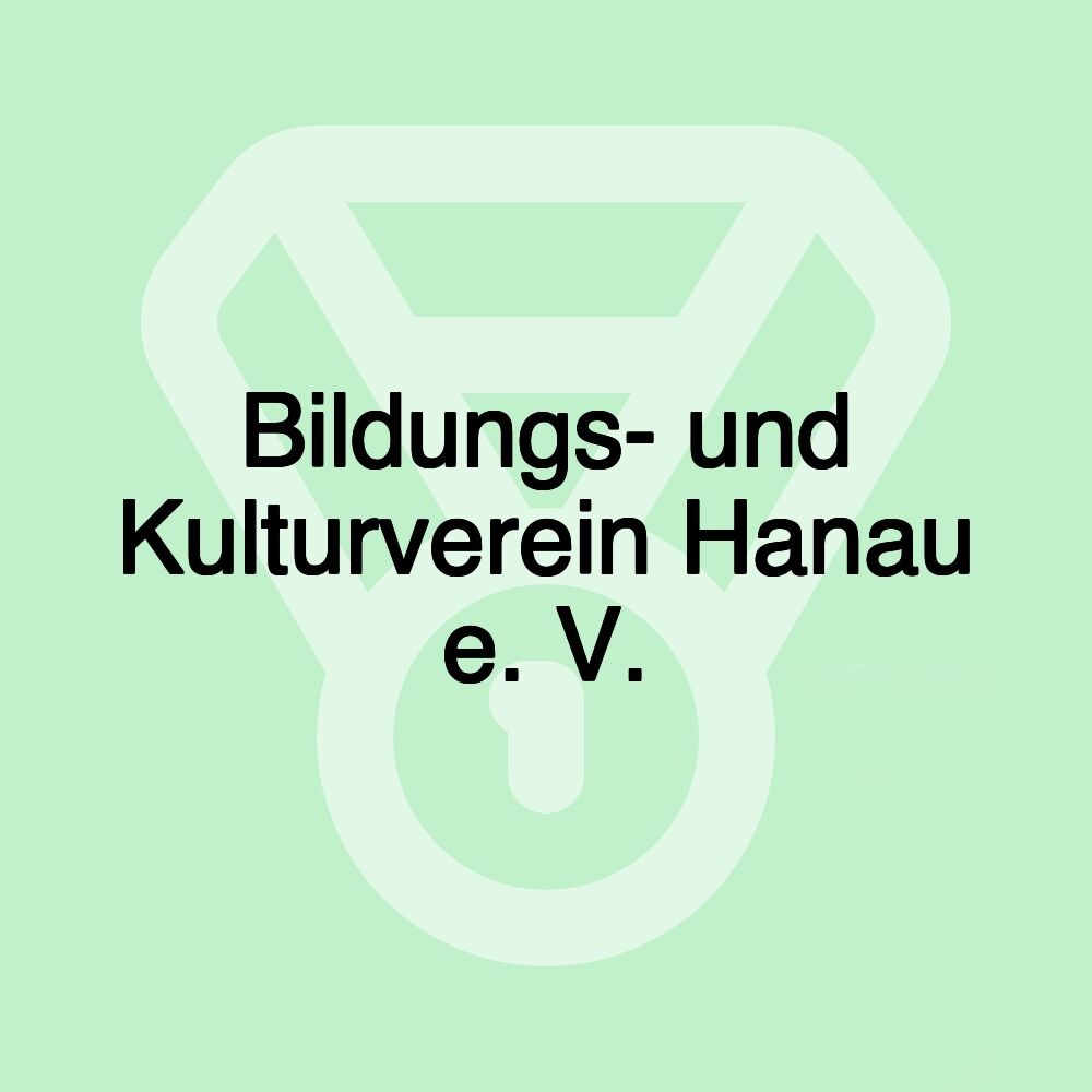 Bildungs- und Kulturverein Hanau e. V.