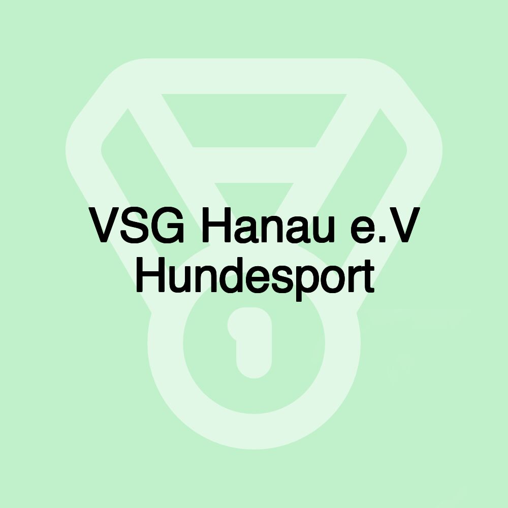 VSG Hanau e.V Hundesport