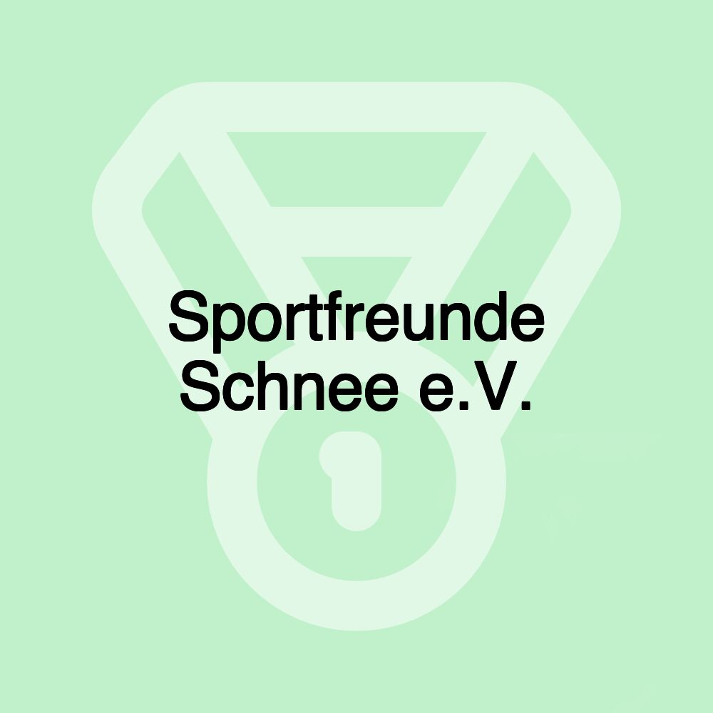 Sportfreunde Schnee e.V.