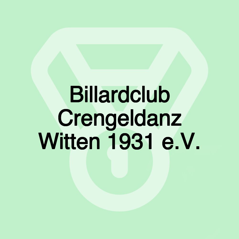 Billardclub Crengeldanz Witten 1931 e.V.