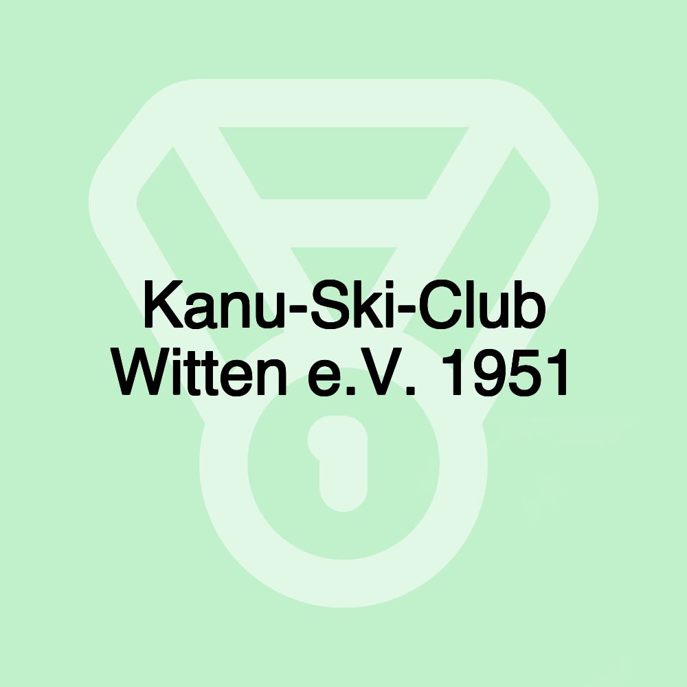 Kanu-Ski-Club Witten e.V. 1951