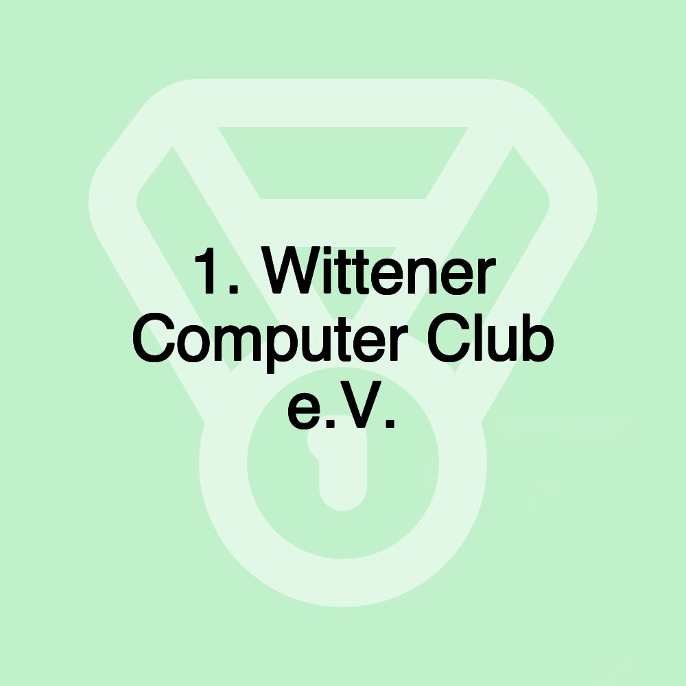 1. Wittener Computer Club e.V.