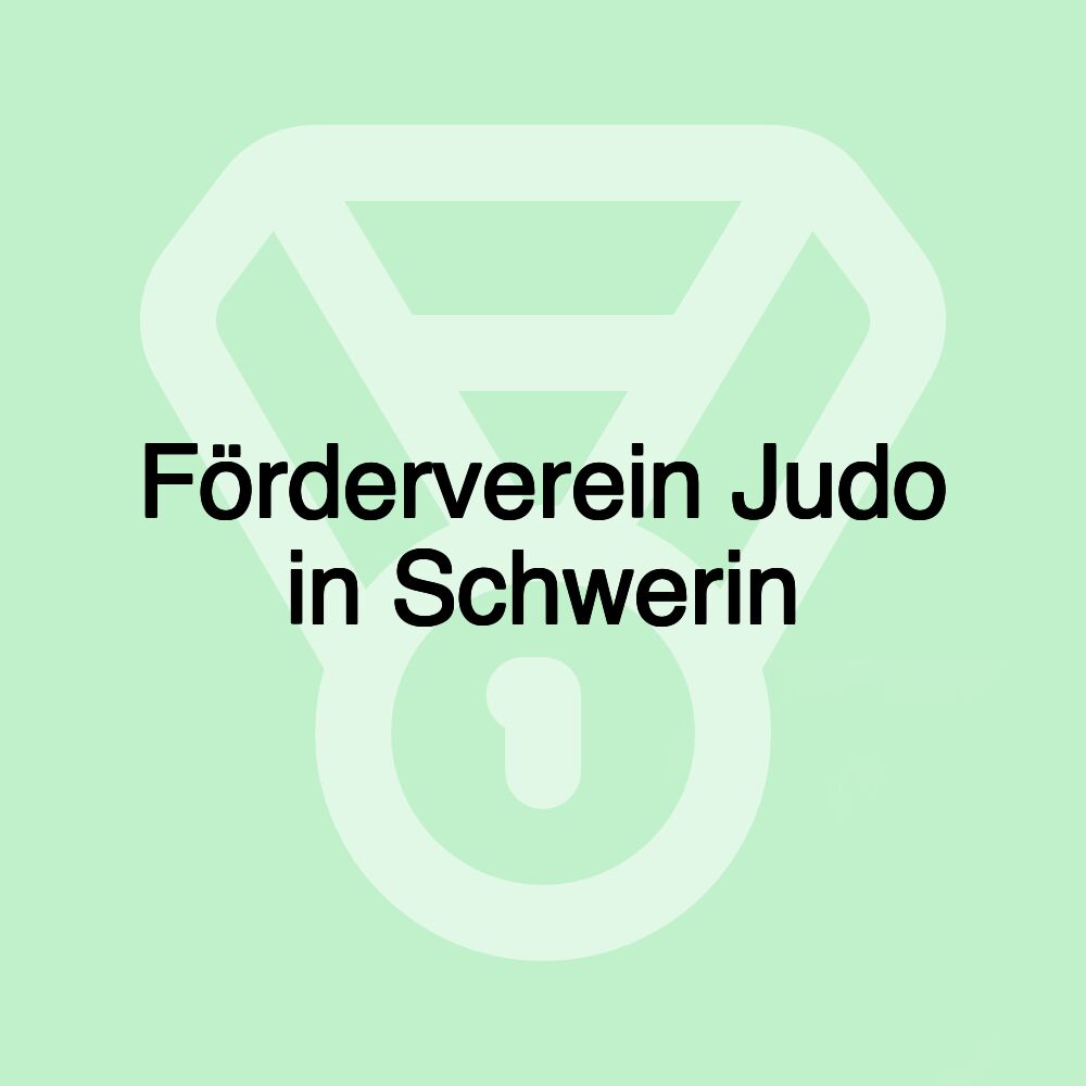 Förderverein Judo in Schwerin