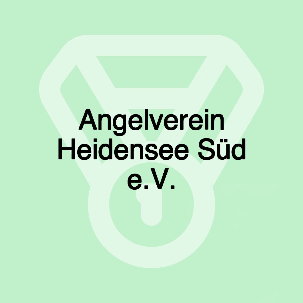 Angelverein Heidensee Süd e.V.