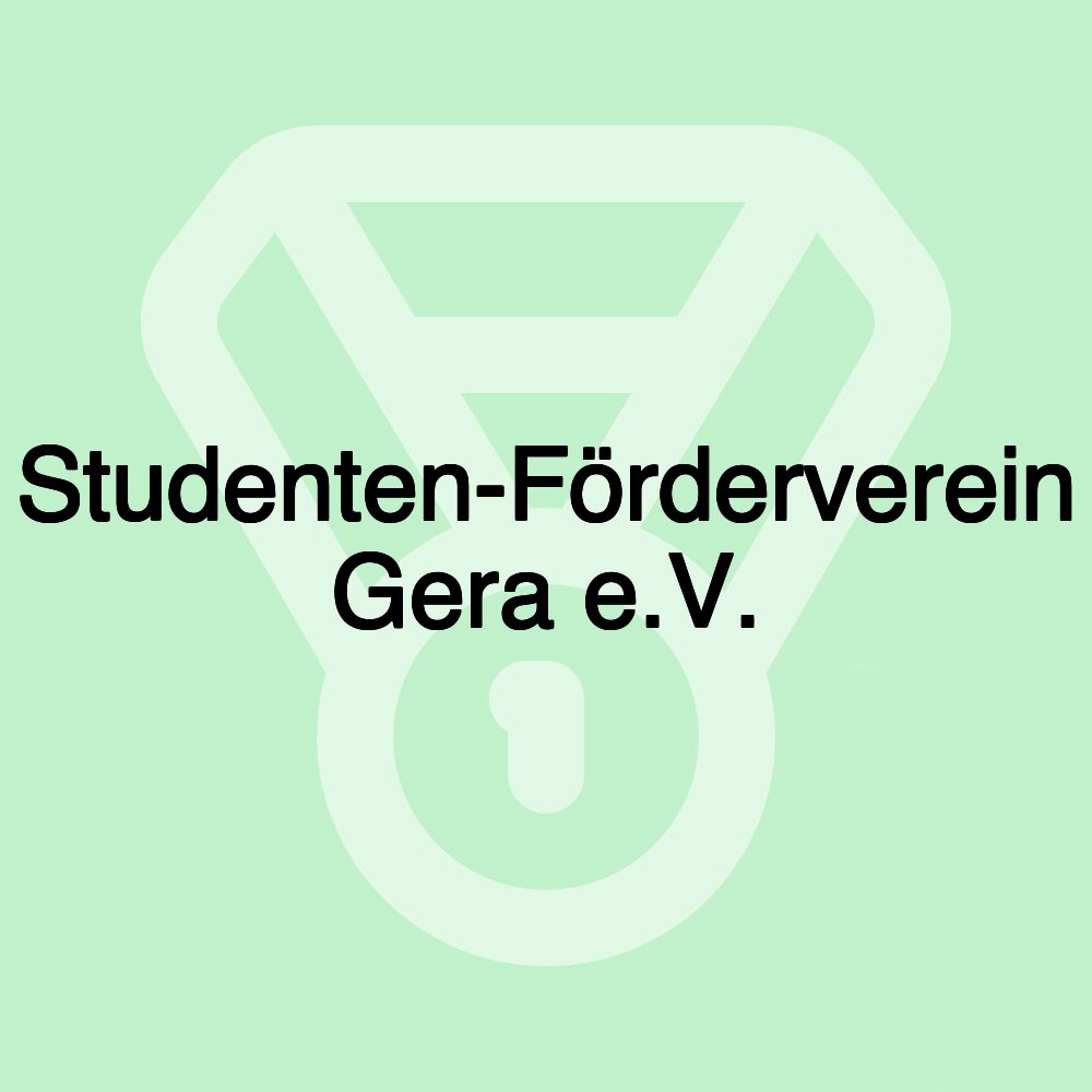 Studenten-Förderverein Gera e.V.