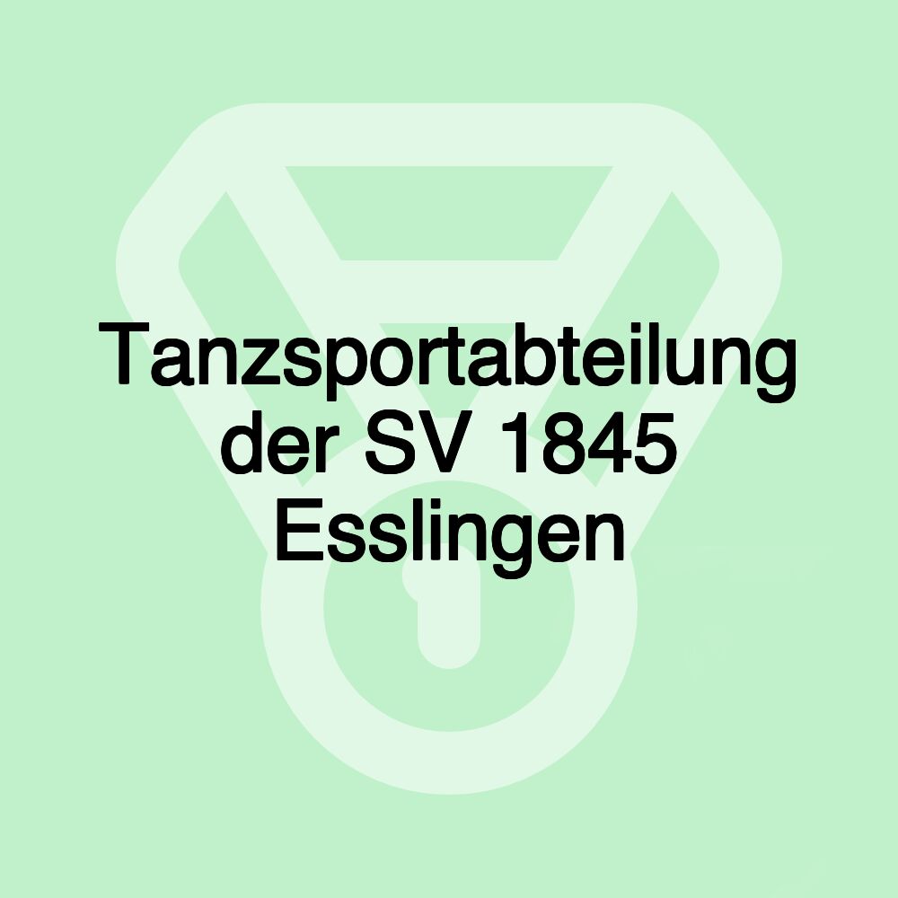 Tanzsportabteilung der SV 1845 Esslingen