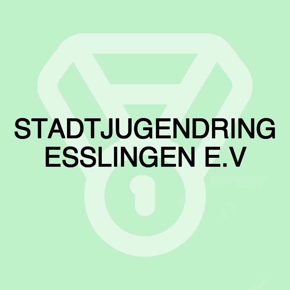 STADTJUGENDRING ESSLINGEN E.V