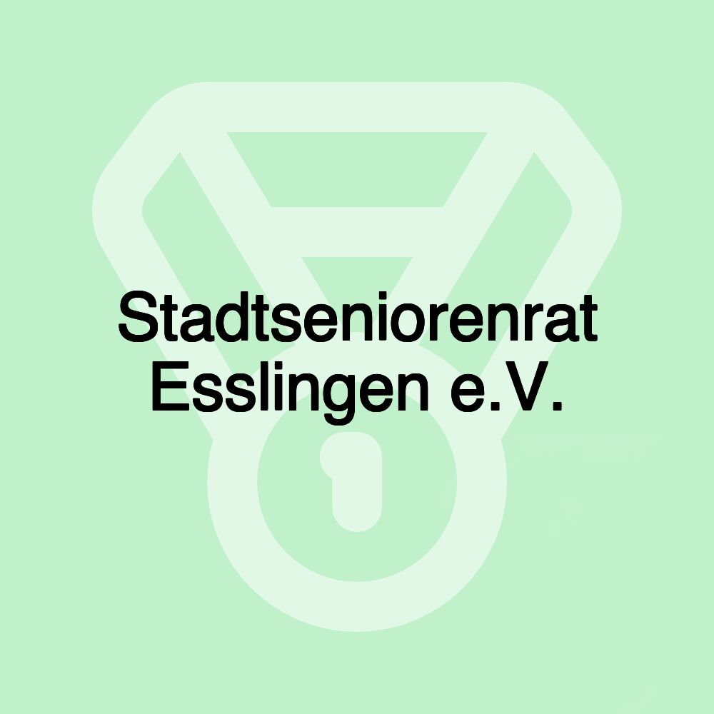 Stadtseniorenrat Esslingen e.V.