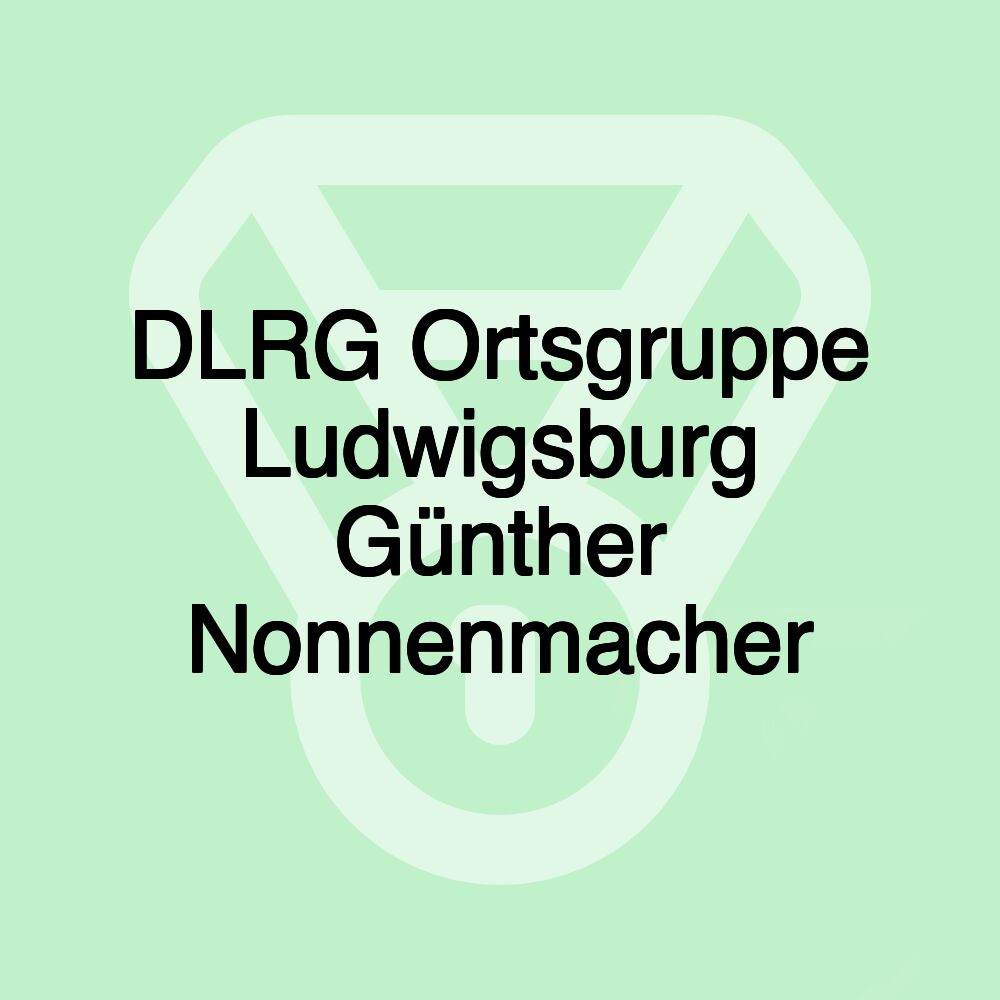 DLRG Ortsgruppe Ludwigsburg Günther Nonnenmacher