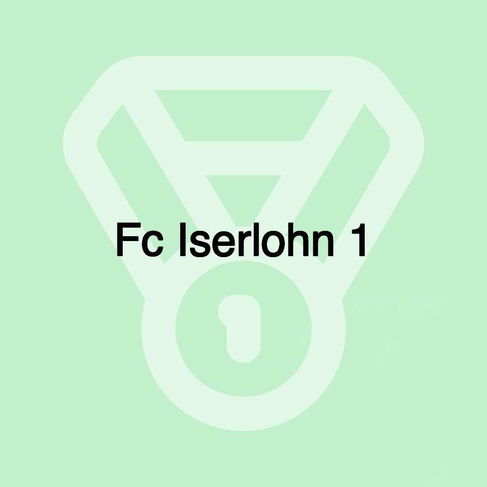 Fc Iserlohn 1