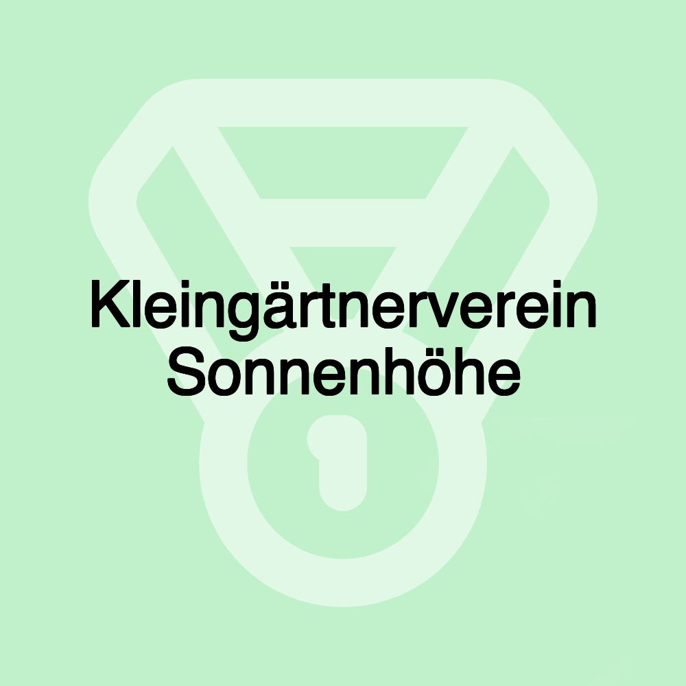 Kleingärtnerverein Sonnenhöhe