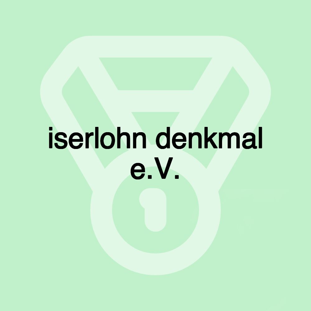 iserlohn denkmal e.V.