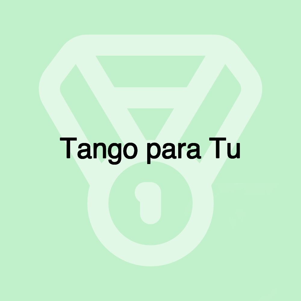 Tango para Tu