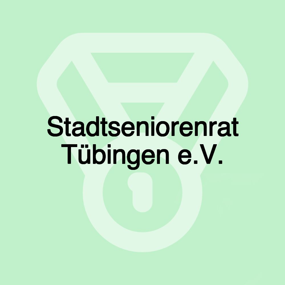 Stadtseniorenrat Tübingen e.V.