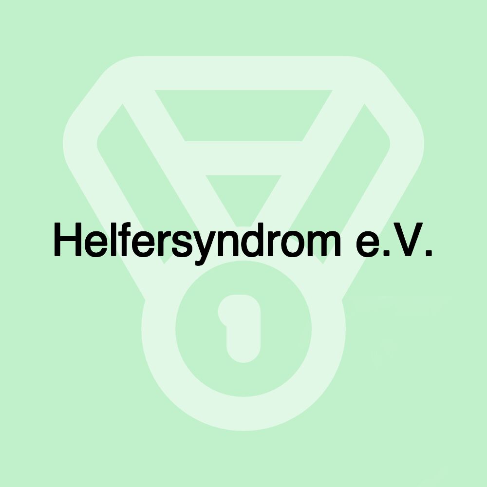 Helfersyndrom e.V.