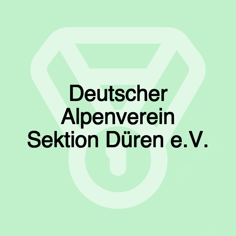 Deutscher Alpenverein Sektion Düren e.V.