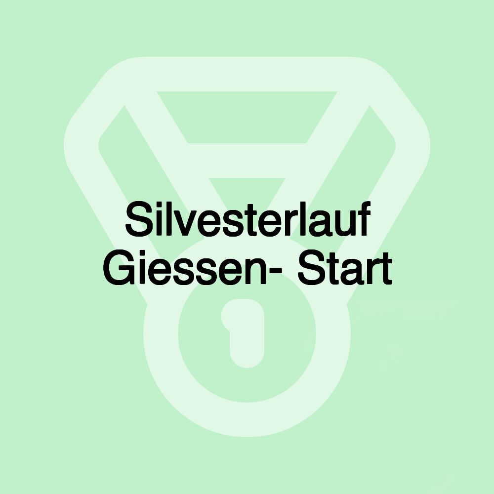 Silvesterlauf Giessen- Start