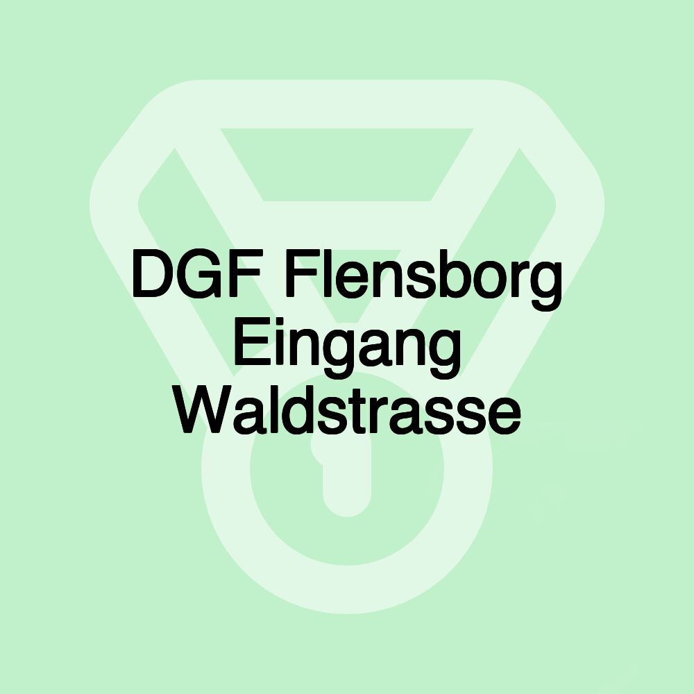 DGF Flensborg Eingang Waldstrasse