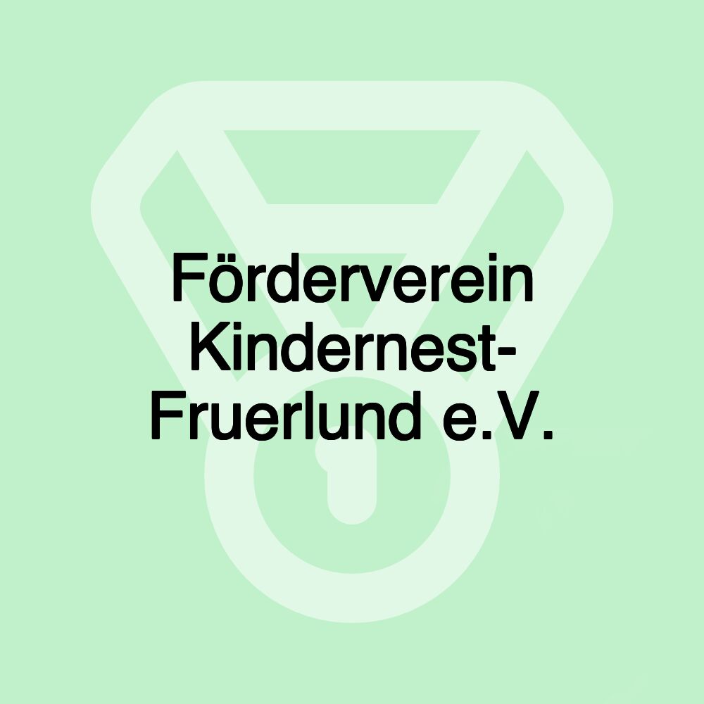 Förderverein Kindernest- Fruerlund e.V.