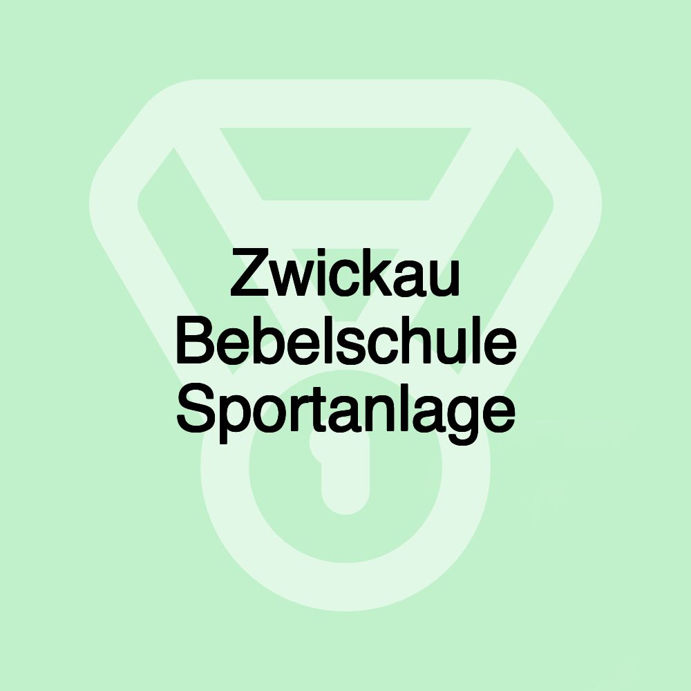 Zwickau Bebelschule Sportanlage