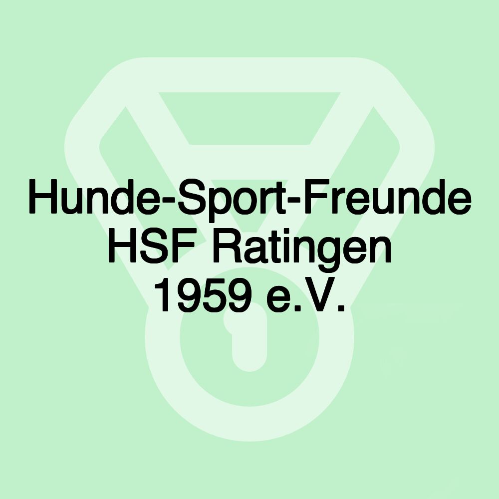 Hunde-Sport-Freunde HSF Ratingen 1959 e.V.