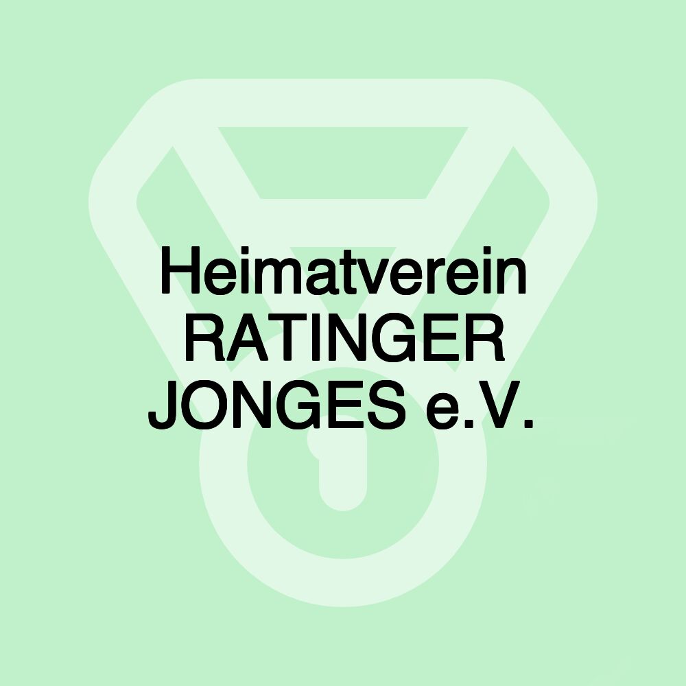 Heimatverein RATINGER JONGES e.V.